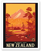 Mount Egmont (Mount Taranaki), New Zealand - Fine Art Prints & Posters