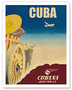 Cuba - Cubana de Aviación S.A. - Cubana Airlines - Fine Art Prints & Posters