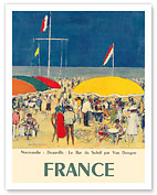 France - Deauville, Normandie (Normandy) - Le Bar du Soleil (The Sunshine Bar) - Fine Art Prints & Posters