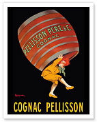 Cognac - Pellison Cognac Père et Fils Co. - Big Barrel - c. 1907 - Fine Art Prints & Posters