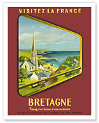Bretagne (Brittany) - Visitez La France (Visit France) - SNCF (French National Railway Company) - Giclée Art Prints & Posters