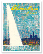 Geneva, Switzerland (Genebra, Suiça) - Water Jet Fountain (Jet d'Eau) - Fine Art Prints & Posters