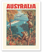 Australia, Sydney - SS Mariposa, SS Monterey - c. 1960 - Fine Art Prints & Posters