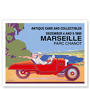 Marseille, France - Antique Cars and Collectibles - Le Parc Chanot Center - Cyclecar Morgan - Fine Art Prints & Posters