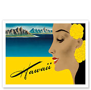 Ocean Liner to Hawaii - Luggage Decal - Fine Art Prints & Posters