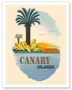 Canary Islands - Palm Trees and Cactus - Fine Art Prints & Posters