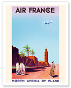 Marrakech, Morocco - North Africa by Plane - Fine Art Prints & Posters