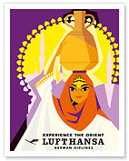 Experience the Orient - Lufthansa German Airlines - Fine Art Prints & Posters