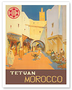 Tetuán, Morocco - City of the White Dove - c. 1940 - Fine Art Prints & Posters