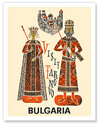 Bulgaria - Visit Tarnovo - City of the Tsars - c. 1960's - Fine Art Prints & Posters