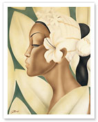 Hawaii Islander Native Woman - c. 1940's - Fine Art Prints & Posters