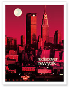 Rediscover New York - Chrysler Building, MetLife Building - c. 1960's - Fine Art Prints & Posters