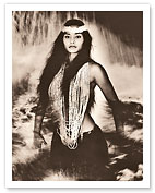 Pele's Sister - Namakaokahai, Hawaiian Sea Goddess - c. 1960's - Fine Art Prints & Posters