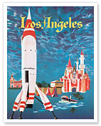 Los Angeles, California - c. 1955 - Fine Art Prints & Posters