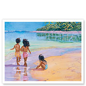 Little Sweethearts (Nā Ipo Li‘i) - Hawaiian Children - Fine Art Prints & Posters