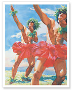 Tribute To David Malo (Ka Ho‘okupu Iā David Malo) - Hawaiian Hula Dancers - Fine Art Prints & Posters