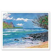 Hanalei Honeymoon (Ka Mahina Meli Hanalei) - Kauai, Hawai‘i - Fine Art Prints & Posters