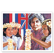 Tribute to Hawaiian Queen Liliuokalani (Ka Ho‘okupu iā Ka Mō‘ī ‘O Lilu‘uokalani) - Fine Art Prints & Posters