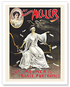Maudeena Heller - In Her Mesmeric Trance Portrayals - c. 1909 - Fine Art Prints & Posters