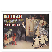 Harry Kellar and His Perplexing Cabinet Mysteries - c. 1894 - Fine Art Prints & Posters