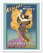 Harry Kellar’s Latest Wonder - The Golden Butterfly - c. 1906 - Fine Art Prints & Posters