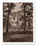 Yosemite Falls - Yosemite Valley, California - c. 1865 - Giclée Art Prints & Posters