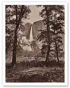 Yosemite Falls - Yosemite Valley, California - c. 1865 - Fine Art Prints & Posters