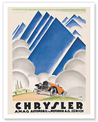 Chrysler - Across the Alps - c. 1929 - Fine Art Prints & Posters