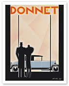 Donnet Automobile Sedan - c. 1928 - Fine Art Prints & Posters