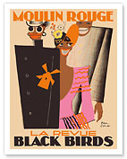 Moulin Rouge, Paris, France - La Revue Black Birds - c. 1929 - Fine Art Prints & Posters