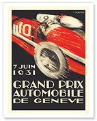 1931 Geneva Grand Prix - Switzerland - Fine Art Prints & Posters