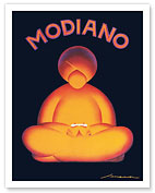 Modiano Cigarette Papers - Pasha Figure Meditating - c. 1929 - Fine Art Prints & Posters