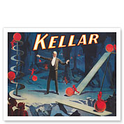 Magician Harry Kellar - Demon Globe Trick - c. 1902 - Fine Art Prints & Posters