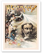 Alexander Herrmann the Great - Adelaide Herrmann, the Queen of Magic - c. 1885 - Fine Art Prints & Posters