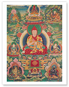 Lama (Teacher) Bodong Chogle Namgyal (1376-1451) - Fine Art Prints & Posters