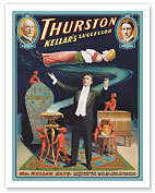 Thurston, The Great Magician - Harry Kellar’s Successor - c. 1908 - Fine Art Prints & Posters