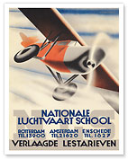 National Aviation School - Rotterdam, Amsterdam - c. 1932 - Fine Art Prints & Posters