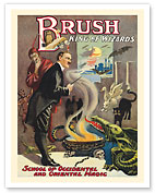 Brush, King of Wizards - School of Occidental and Oriental Magic - c. 1915 - Fine Art Prints & Posters