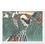 Nojiri Station - from Sixty-nine Stations of Kiso Road - c. 1800's - Fine Art Prints & Posters