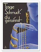 Wear Jewelry - You Win (Trage Schmuck - du Gewinnst) - c. 1932 - Fine Art Prints & Posters