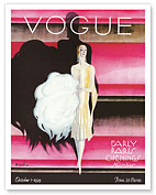 Fashion Magazine - October 1, 1925 - Early Paris Openings - Fine Art Prints & Posters