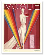 Fashion Magazine Cover - September 1, 1926 - Autumn Fabrics - Fine Art Prints & Posters