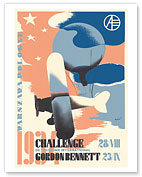 Challenge Gordon Bennett - Hot Air Balloon Competition - Warsaw Poland - c. 1934 - Fine Art Prints & Posters