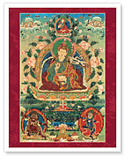 Padmasambhava (Guru Rinpoche) - Tantric Buddhist Mystic - Fine Art Prints & Posters