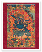 The Protector Yuma Dharmaraja - Tantric Buddhist Wisdom Deity - Fine Art Prints & Posters