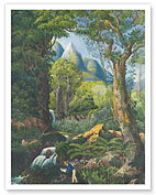 Brazil Forest - Zoologist Johann Baptist von Spix - c. 1800's - Fine Art Prints & Posters