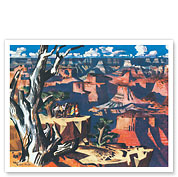 Grand Canyon, Arizona - United Air Lines - c. 1951 - Fine Art Prints & Posters