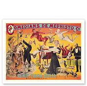 Comedians De Mephisto Co. - Le Roy, Talma, Bosco - World’s Monarchs of Magic - c. 1905 - Fine Art Prints & Posters