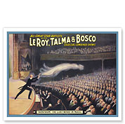 Le Roy Talma & Bosco - Rostrum (Asrah) Levitation - The Last Word in Magic - c. 1920 - Fine Art Prints & Posters