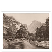 Yosemite's Domes - Yosemite National Park, California - c. 1865 - Giclée Art Prints & Posters